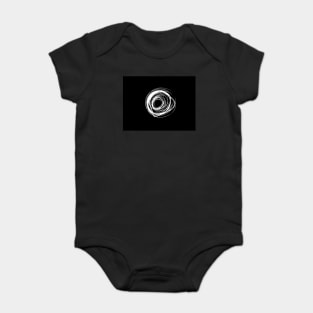 scribble circle Baby Bodysuit